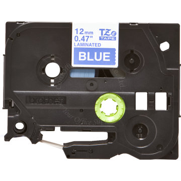 BROTHER TAPE 12MM TZE-535 WHITE/BLUE