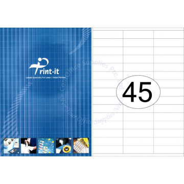 PRINT-IT LASER LABEL PI-45315 70x19MM