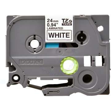 BROTHER TAPE 24MM TZE-251 BLACK/WHITE