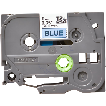 BROTHER TAPE 09MM TZE-521 BLACK/BLUE