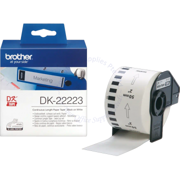 BROTHER CONTINUOUS PAPER ROLL DK-22223 50MMx30.48M
