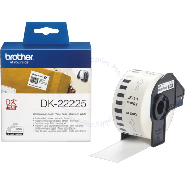 BROTHER CONTINUOUS PAPER ROLL DK-22225 38MMx30.48M