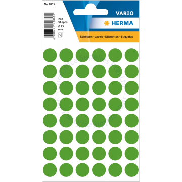 HERMA LABEL #1855 13MM DARK GREEN