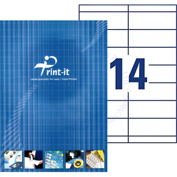 PRINT-IT LASER LABEL PI-1427-3 105x38.1MM