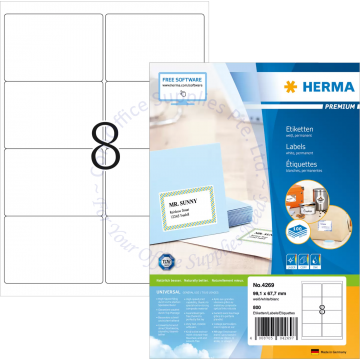 HERMA LABEL #4269 99.1x67.7MM