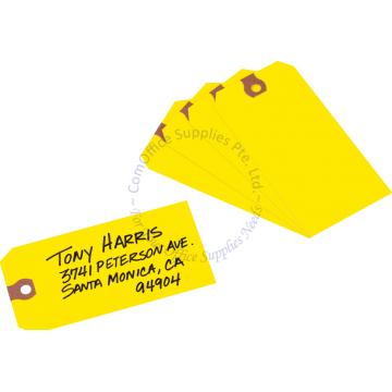 AVERY YELLOW "G" SHIPPING TAGS #12325 4.75x2.38" (1,000s) - UNSTRUNG