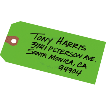 AVERY GREEN "G" SHIPPING TAGS #12365 4.75x2.38" (1,000s) - UNSTRUNG