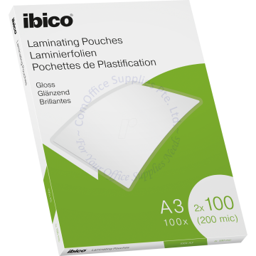 IBICO LAMINATING POUCH A3 303x426MM 100MIC