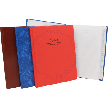 HARDCOVER INDEX BOOK A5 200PGS