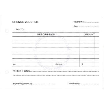 VOUCHER CHEQUE (50s)