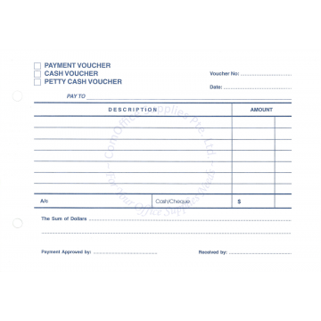 VOUCHER PAYMENT/CASH/PETTY CASH (100s)