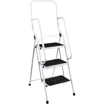 FUJIPLUS FOLDABLE LADDER 3-STEP L-623HR (HIGH HANDLE W/HAND RAIL)