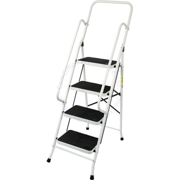 FUJIPLUS FOLDABLE LADDER 4-STEP L-624HR (HIGH HANDLE W/HAND RAIL)
