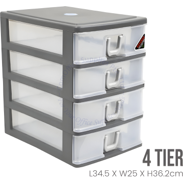 TOYOGO 4-TIER DRAWER A4 #401-4