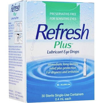 REFRESH PLUS EYE DROPS (0.4MLx30s)