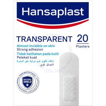FIRST AID PLASTER (HANSAPLAST) - TRANSPARENT (20s)