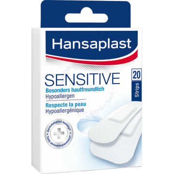 FIRST AID PLASTER (HANSAPLAST) - SENSITIVE (20s)