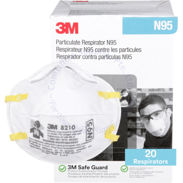 3M N95 RESPIRATOR MASK #8210 (20s)