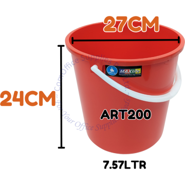 UNICA PLASTIC PAIL #200 2GALLON
