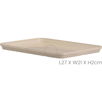 TOYOGO VASSOIO RECTANGLE SERVING TRAY #1115 27x21x2CM