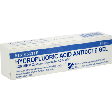 HYDROFLUORIC ACID ANTIDOTE GEL 15G
