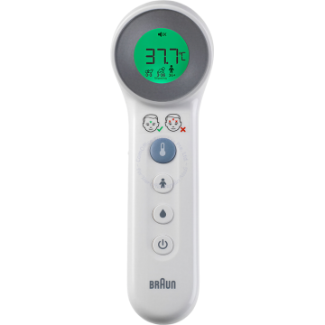 BRAUN NO TOUCH + FOREHEAD THERMOMETER BNT400