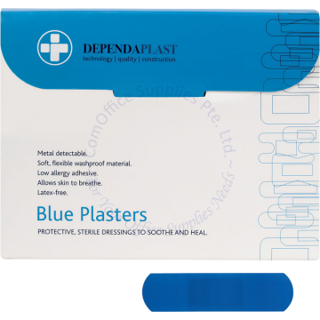 DEPENDAPLAST BLUE PLASTER 7x2CM (100s)
