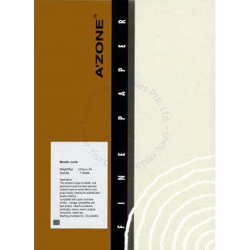 AZONE FINE PAPER APFA4 A4 250G (7s) - ICE GOLD