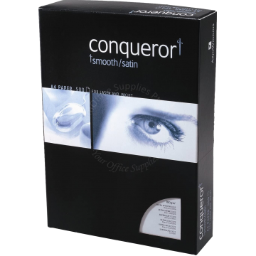 CONQUEROR PAPER A4 100G WOVE - HIGH WHITE