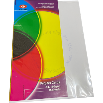 AZONE PROJECT CARDS PPC16A4 A4 160G (35s) - CREAM