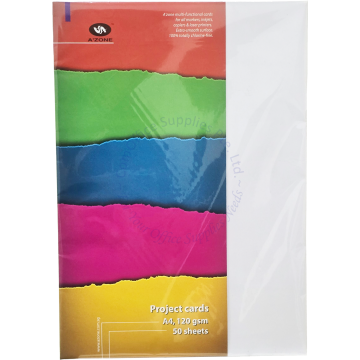 AZONE PROJECT CARDS PPC12A4 A4 120G (50s) - CREAM