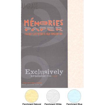 U-GRADE MEMORIES PARCHMENT PAPER EP-MEA4 A4 90G (30s) - BLUE