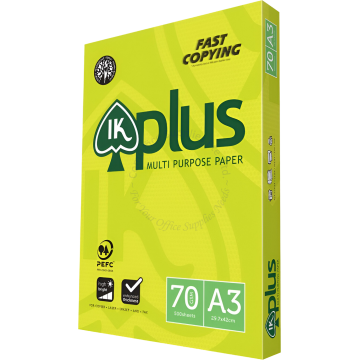 IK PLUS COPIER PAPER A3 70G