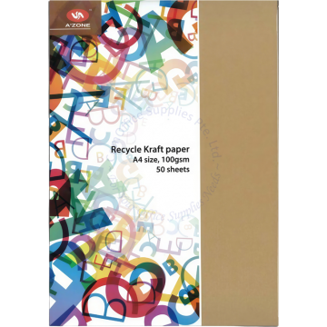AZONE RECYCLE KRAFT PAPER 100G A4