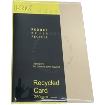 U-GRADE 100% RECYCLED PAPER EP-RCA4 A4 250G
