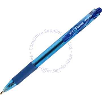 PENTEL RETRACTABLE BALL POINT PEN BK417 0.7MM BLUE