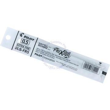 PILOT FRIXION ROLLER BALL PEN REFILL BLS-FR5 0.5MM BLACK