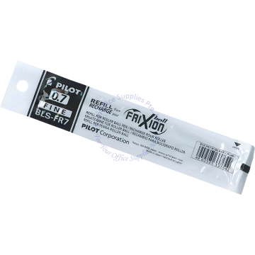 PILOT FRIXION ROLLER BALL PEN REFILL BLS-FR7 0.7MM BLACK