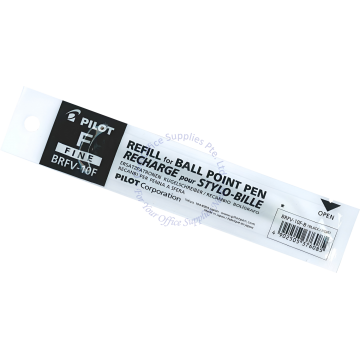 PILOT ACROBALL PEN REFILL BRFV-10F FINE BLACK