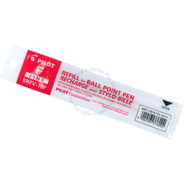 PILOT ACROBALL PEN REFILL BRFV-10F FINE RED