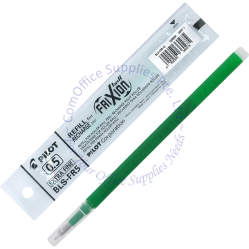 PILOT FRIXION ROLLER BALL PEN REFILL BLS-FR5 0.5MM GREEN