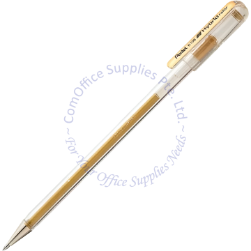 PENTEL ROLLER PEN HYBRID K108-X 0.8MM GOLD