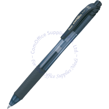 PENTEL ENERGEL-X RETRACTABLE GEL ROLLER PEN BL107-AX 0.7MM BLACK