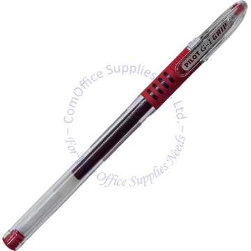 PILOT G1 GRIP ROLLER BALL GEL PEN BLGP-G1-5 RED