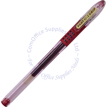 PILOT G1 GRIP ROLLER BALL GEL PEN BLGP-G1-7 RED