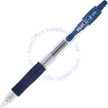 PILOT G2 ROLLER BALL GEL PEN BL-G2-5 BLUE-BLACK/NAVY