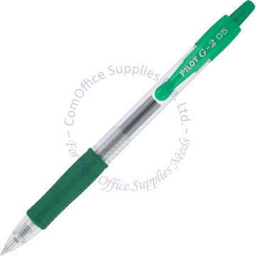 PILOT G2 ROLLER BALL GEL PEN BL-G2-5 GREEN