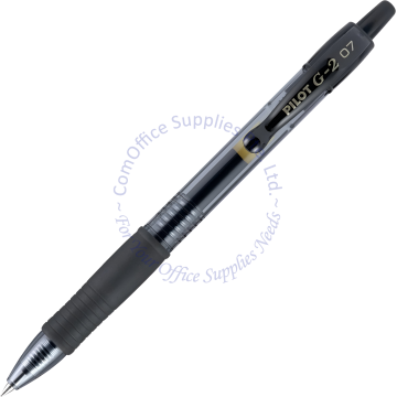 PILOT G2 ROLLER BALL GEL PEN BL-G2-7 BLACK