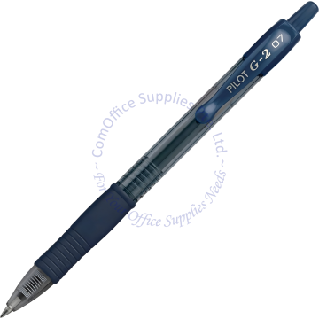 PILOT G2 ROLLER BALL GEL PEN BL-G2-7 BLUE-BLACK/NAVY