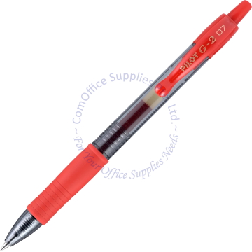 PILOT G2 ROLLER BALL GEL PEN BL-G2-7 RED